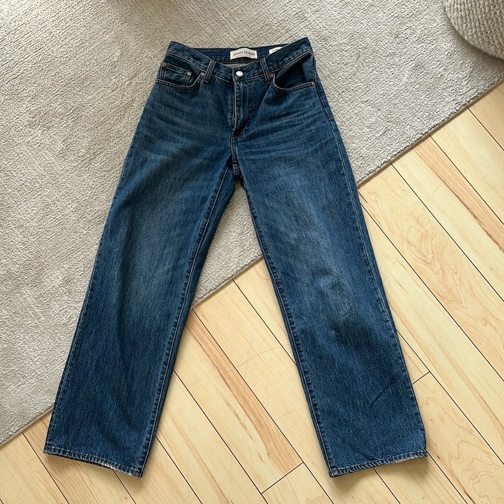 Denim Forum '90s Winona Low-Rise Wide Jeans size 24